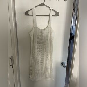 Gap Crochet mini dress - off white, S